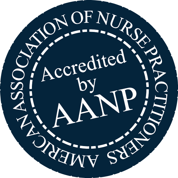 Accredited by AANP: American Association of Nurse Practitioners